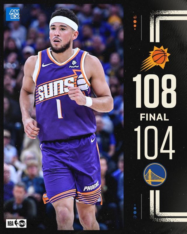 九游体育赛事直播-布克32+8独自闪耀 太阳打铁大战险胜勇士过关